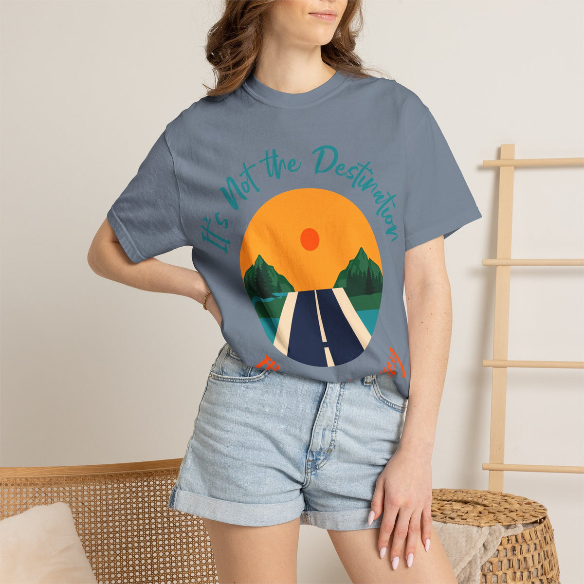 Journey Road T-Shirt — "It's Not the Destination, It's the Journey" Motivational Tee