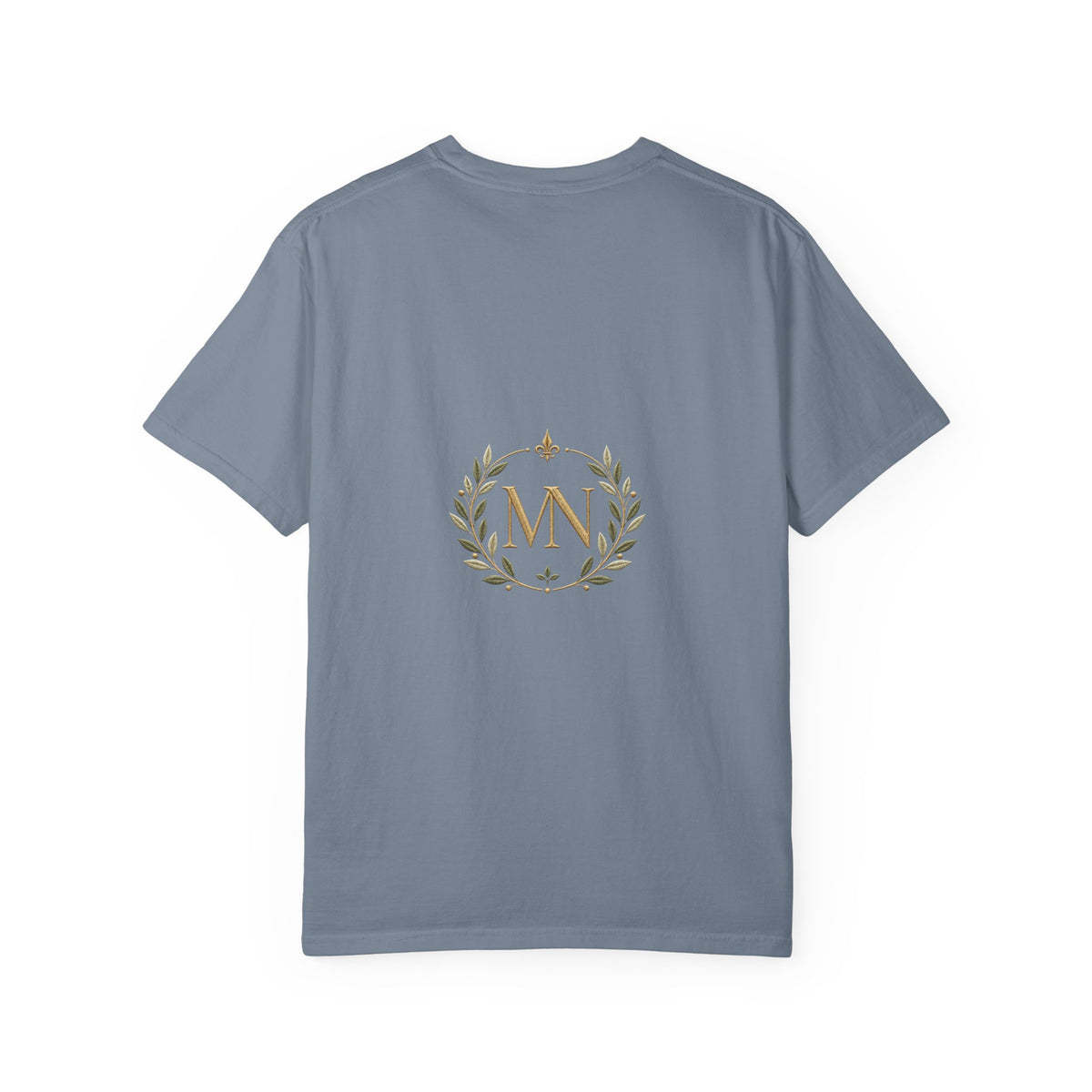 Personalized 'Rise & Shine' T-Shirt — Custom Name Floral Monogram Tee