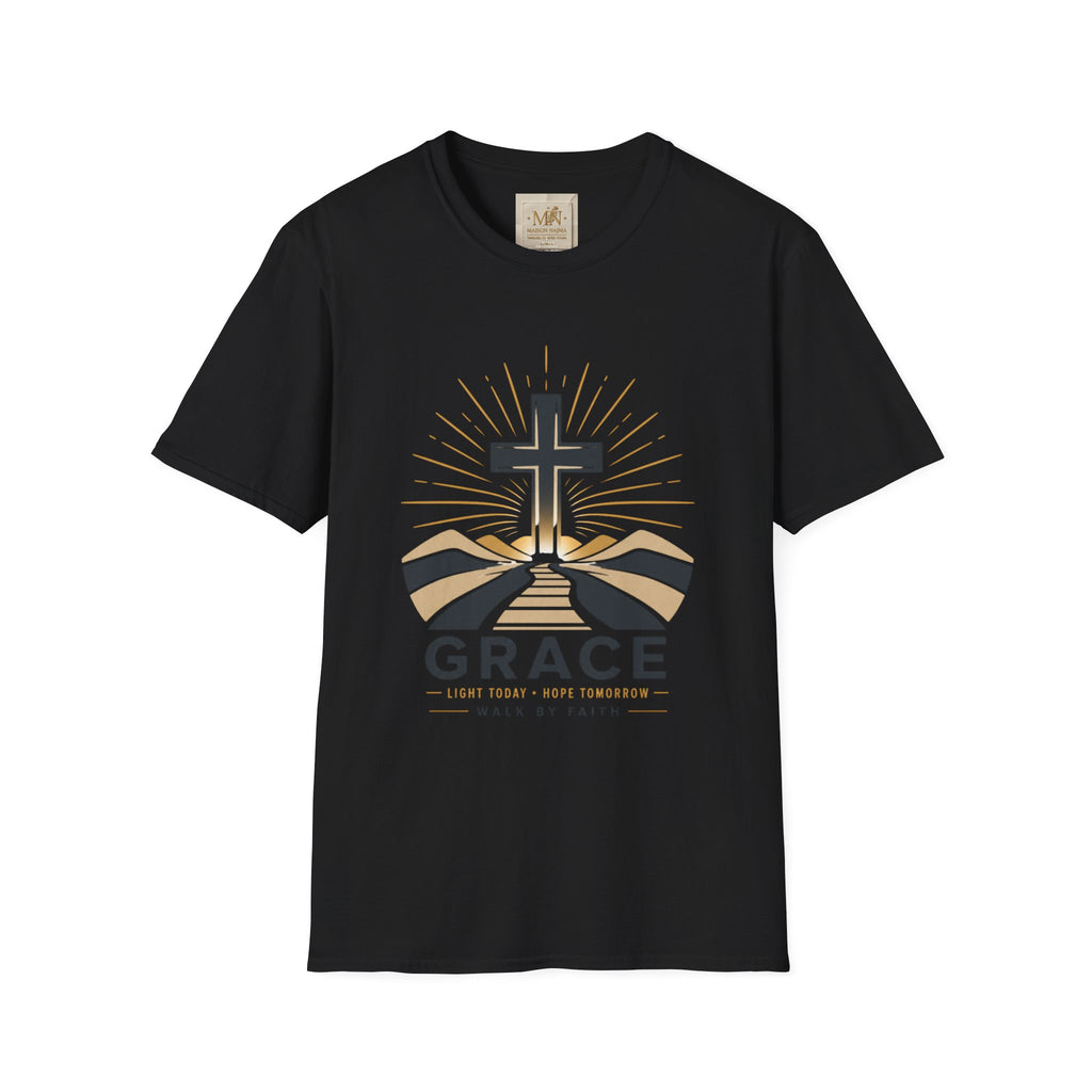 Grace Cross T-Shirt | Christian Faith Tee for Women & Men