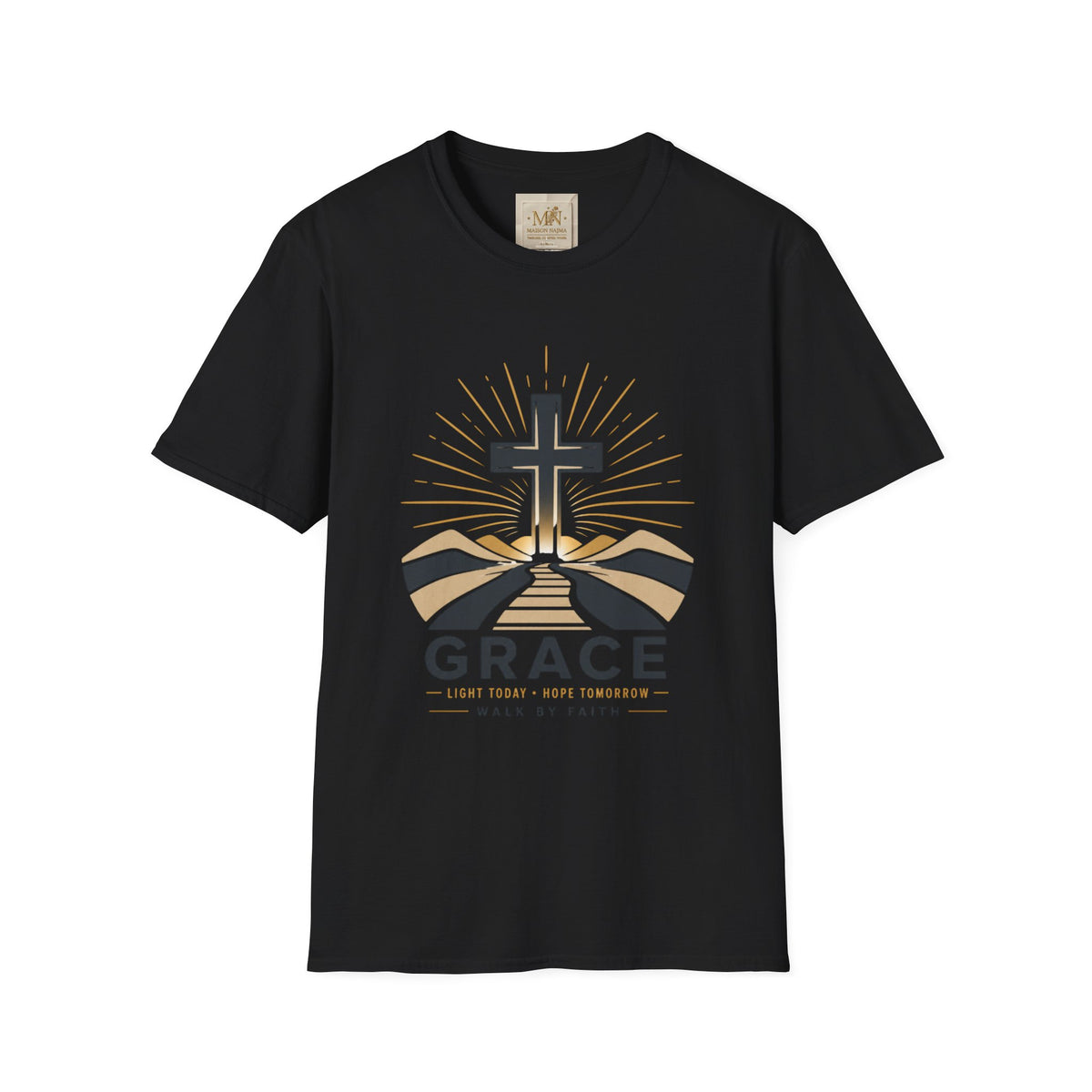 Grace Cross T-Shirt | Christian Faith Tee for Women & Men