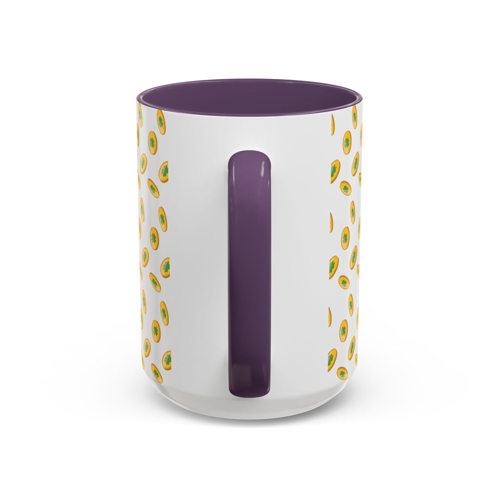 Hustle More Coffee Mug — Avocado Pattern Accent Mug (11/15oz