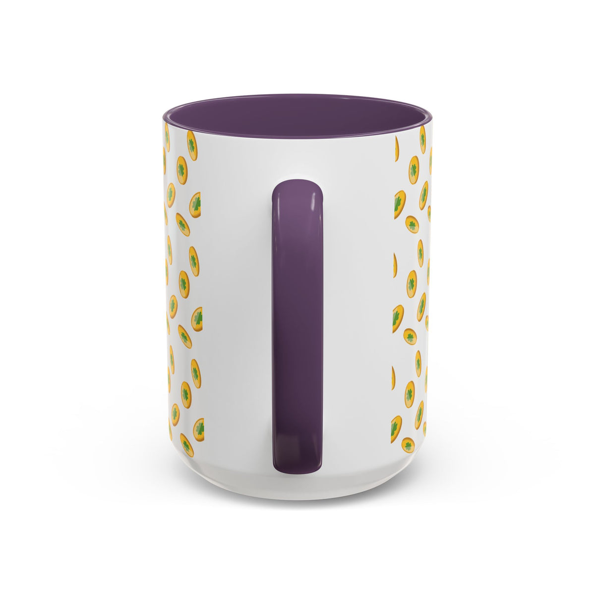 Hustle More Coffee Mug — Avocado Pattern Accent Mug (11/15oz