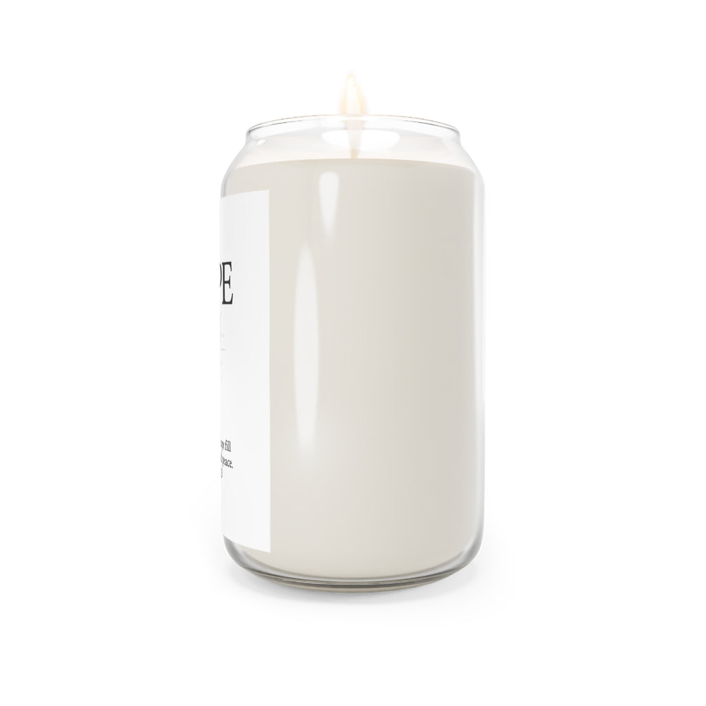Hope Soy Candle — Romans 15:13 Inspirational Prayer Candle | Faith Gift (13.75oz)