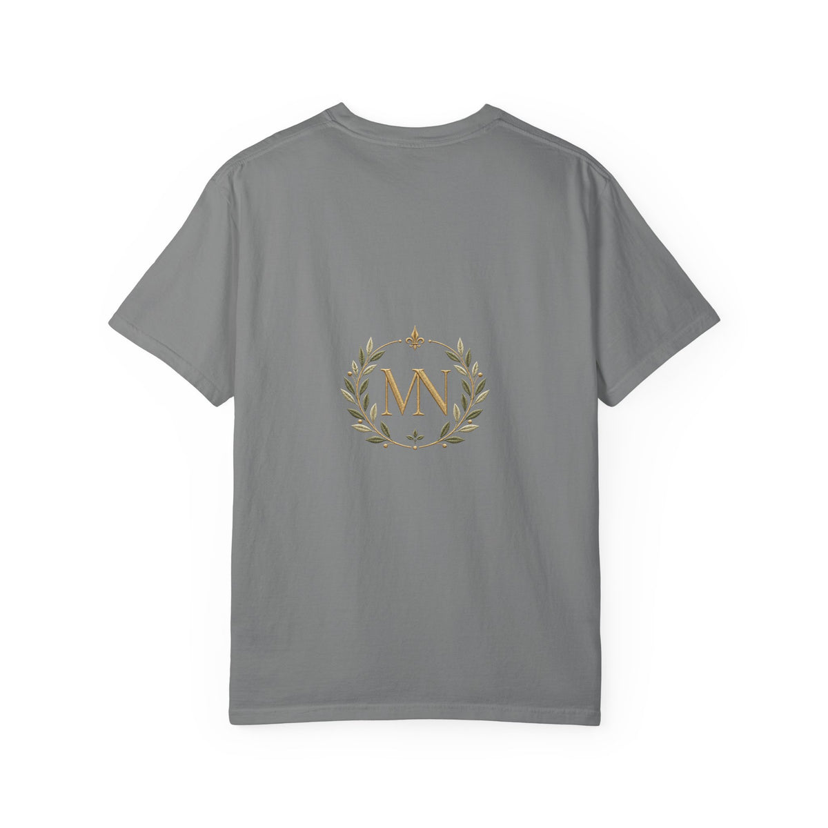 Personalized 'Rise & Shine' T-Shirt — Custom Name Floral Monogram Tee