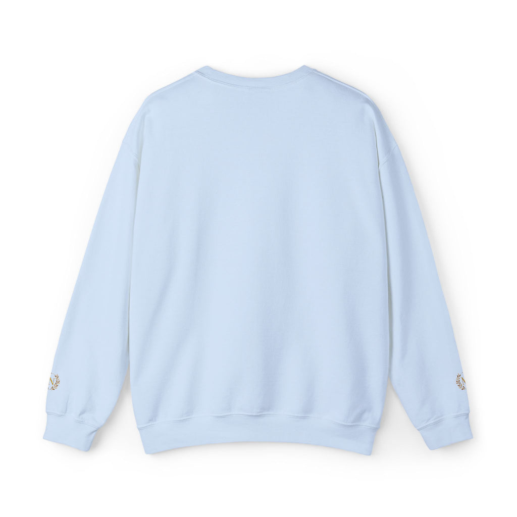 Gold Laurel Monogram Crewneck Sweatshirt