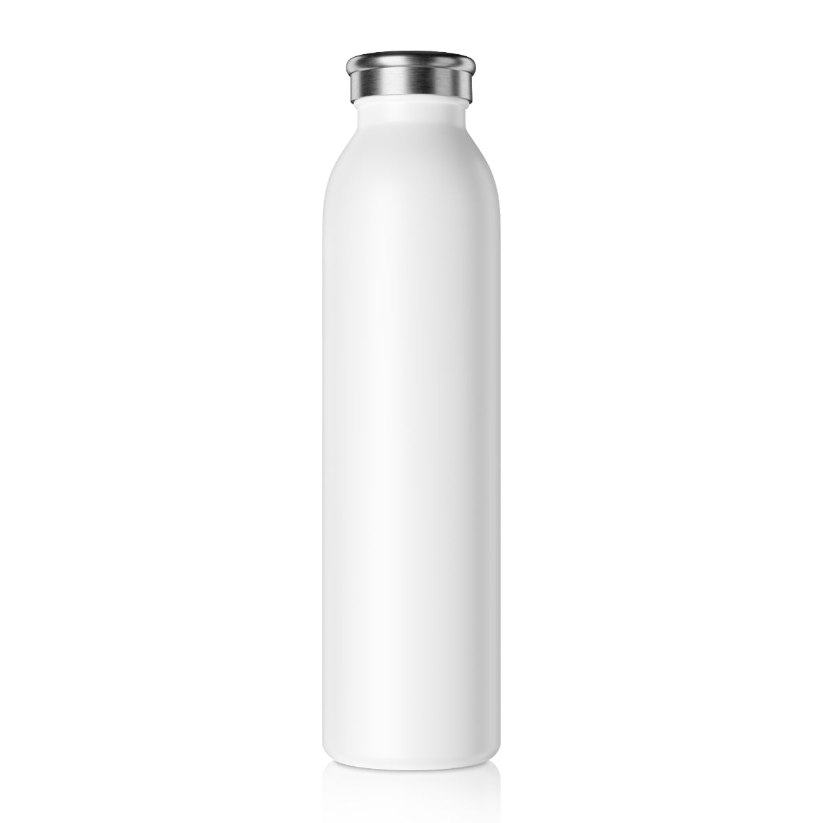 Christian Love Slim Water Bottle | Heart & Cross Faith Gift | 1 John 4:19