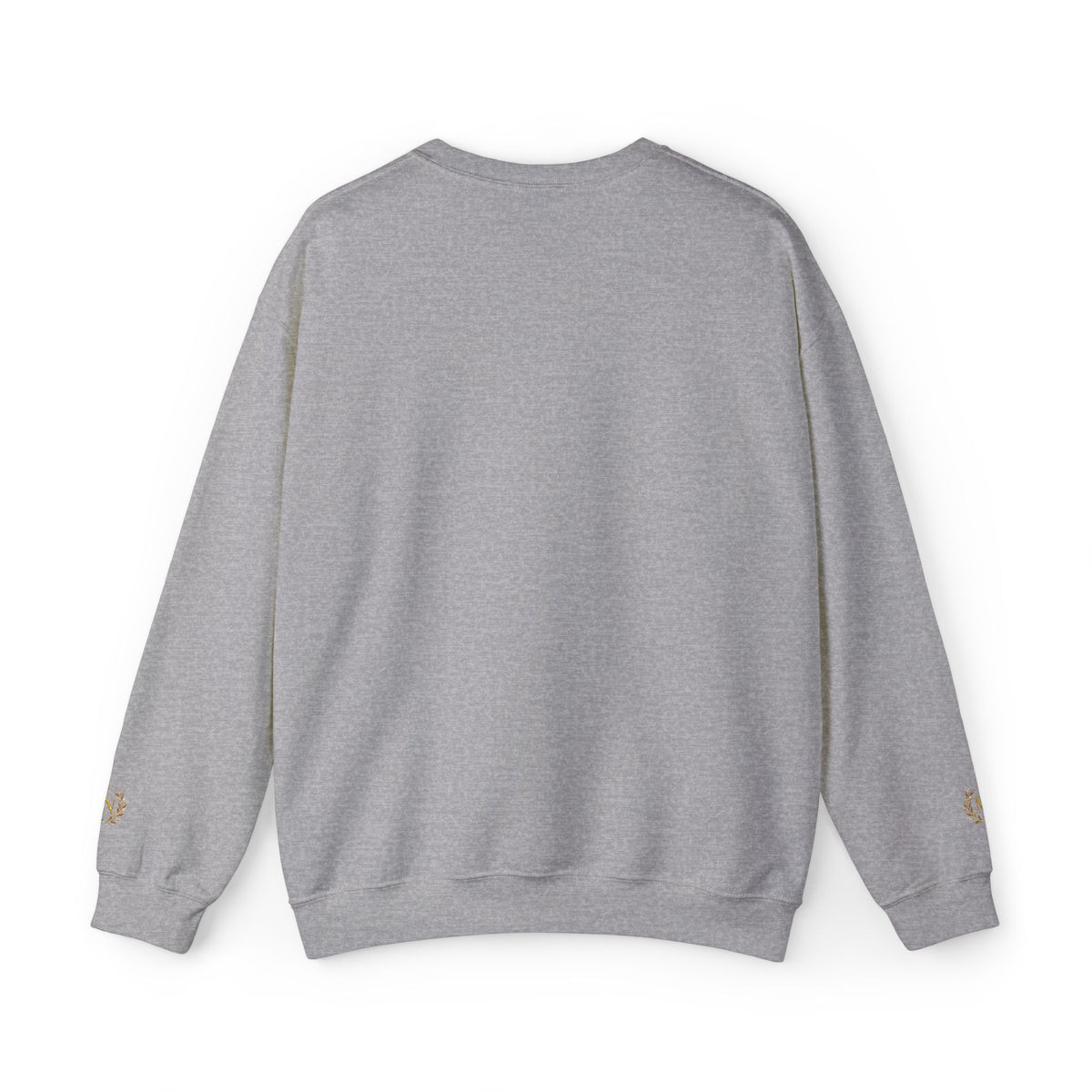 Gold Laurel Monogram Crewneck Sweatshirt