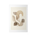 Beige Botanical Wall Art Poster — Minimalist Neutral Print, 250gsm Photo Paper, Matte or Satin