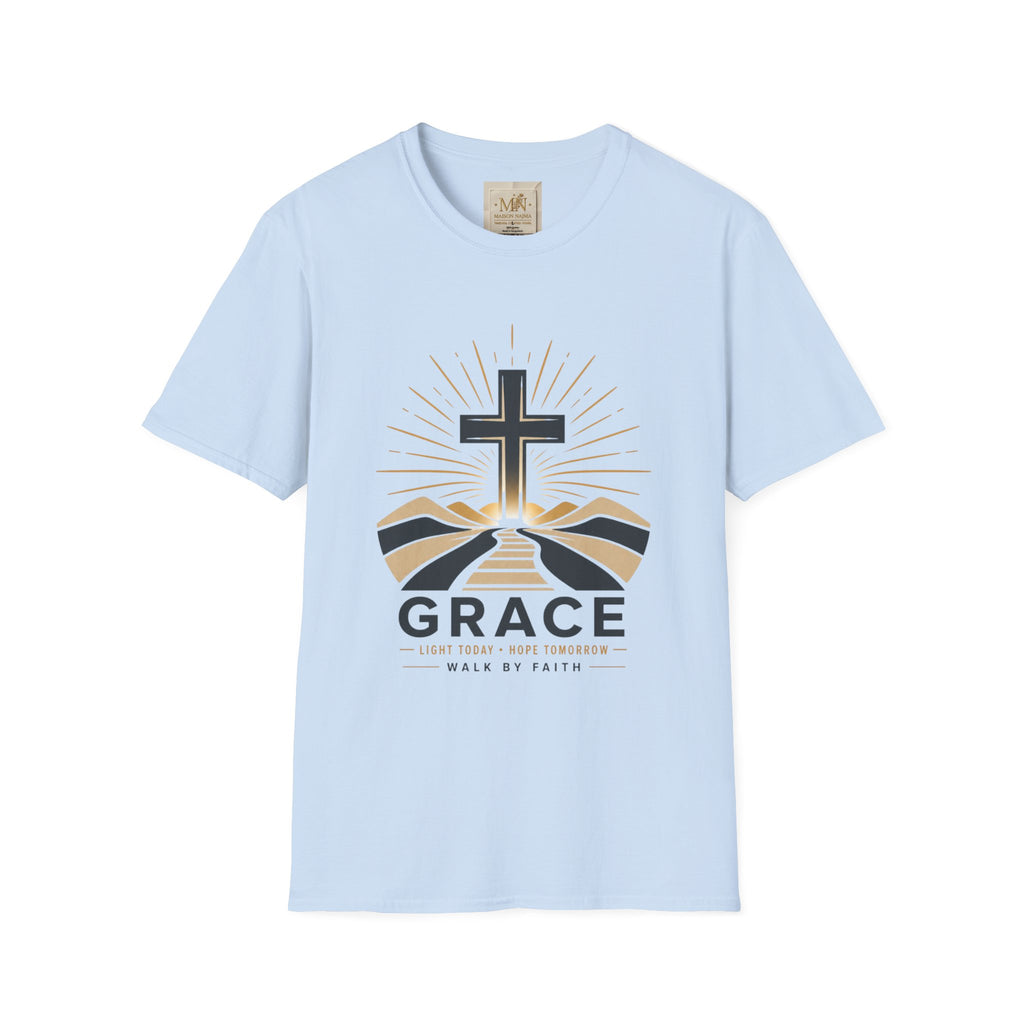 Grace Cross T-Shirt | Christian Faith Tee for Women & Men