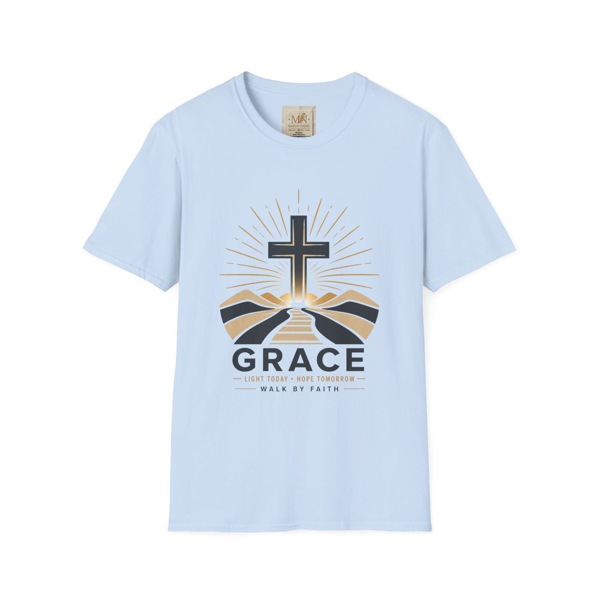 Grace Cross T-Shirt | Christian Faith Tee for Women & Men