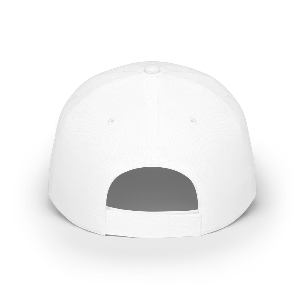 Red 'Vacation Mode' Low Profile Baseball Cap — Sunglasses Patch Dad Hat