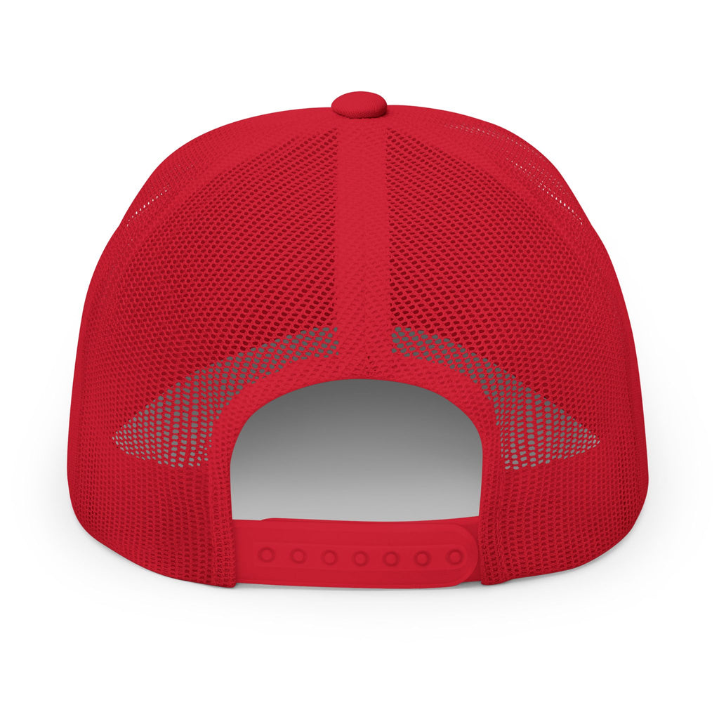 Embroidered Patch Trucker Hat — "You Have Been Saved Through Faith"