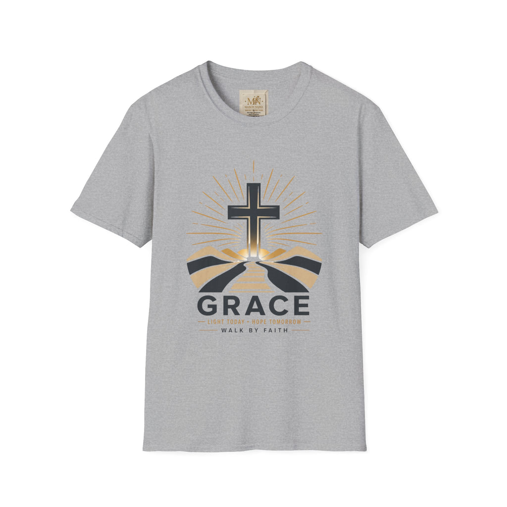 Grace Cross T-Shirt | Christian Faith Tee for Women & Men