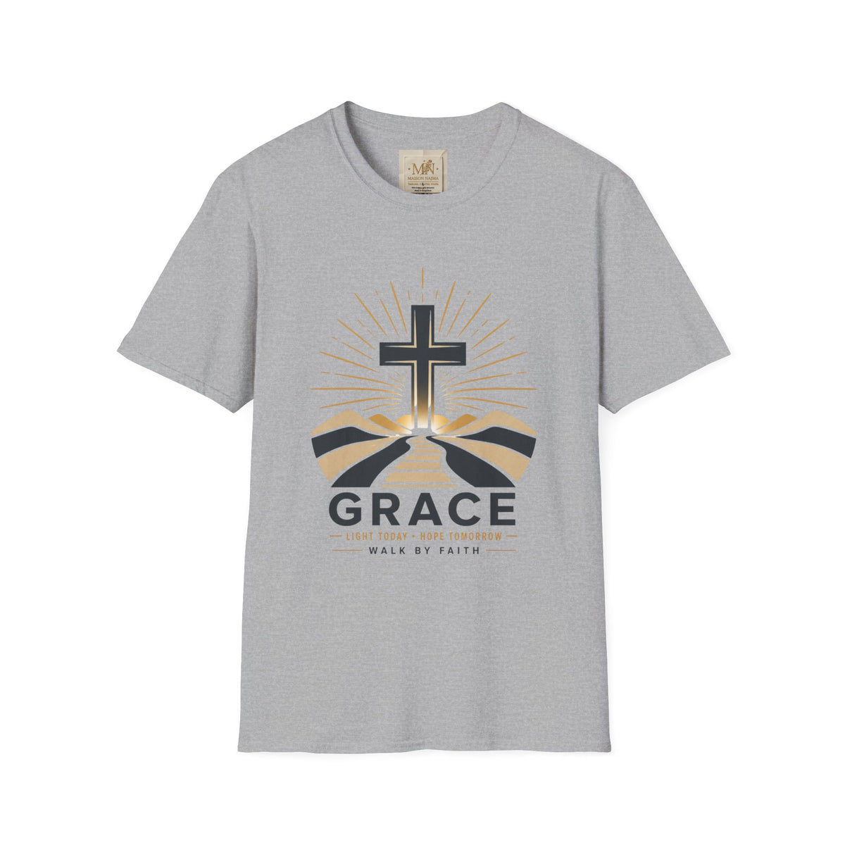 Grace Cross T-Shirt | Christian Faith Tee for Women & Men