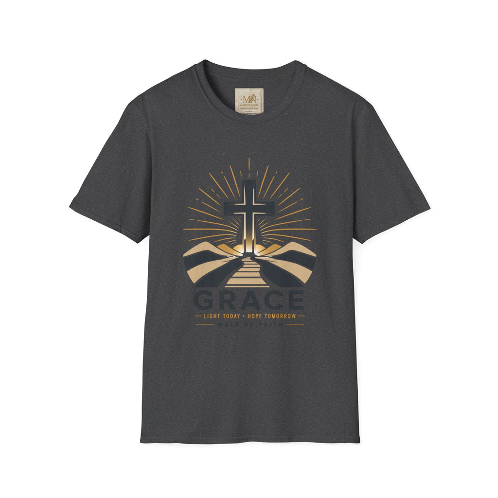 Grace Cross T-Shirt | Christian Faith Tee for Women & Men