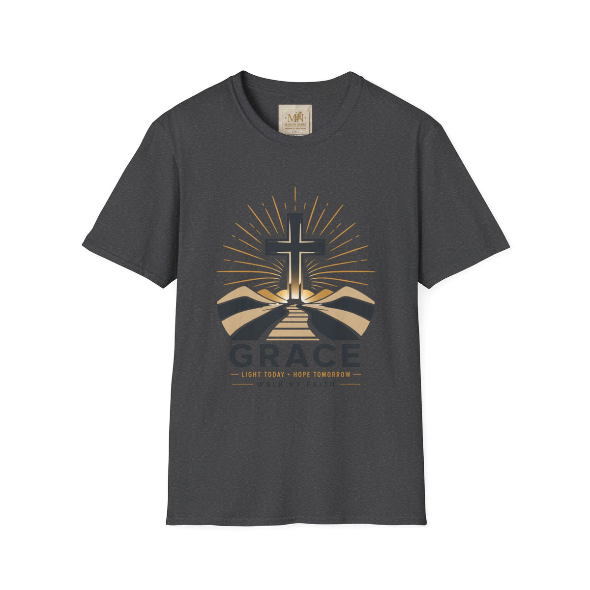 Grace Cross T-Shirt | Christian Faith Tee for Women & Men