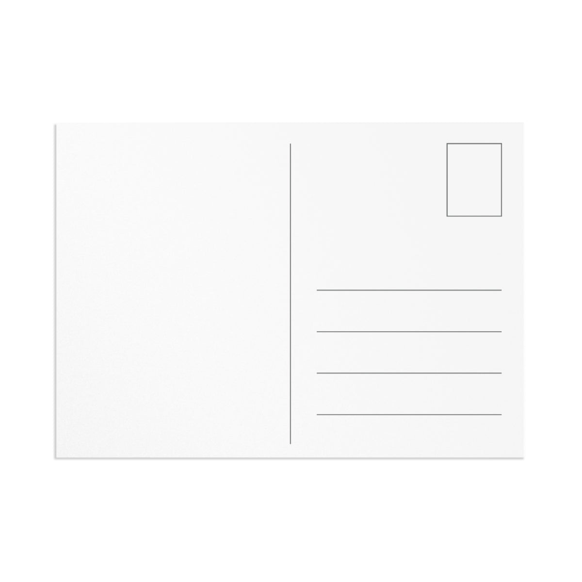 Christmas Tree Fine Art Postcards — Holiday Greeting Cards, Glossy 280gsm, 6x4 & 7x5