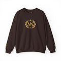 Gold Laurel Monogram Crewneck Sweatshirt