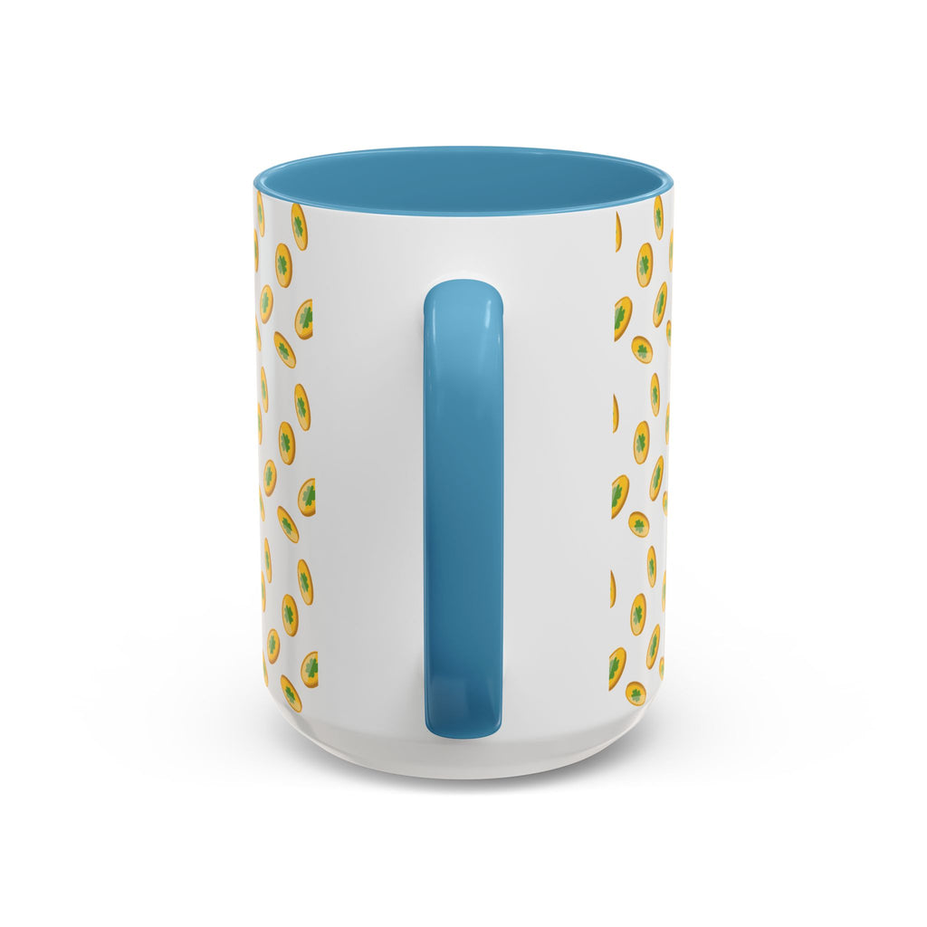 Hustle More Coffee Mug — Avocado Pattern Accent Mug (11/15oz