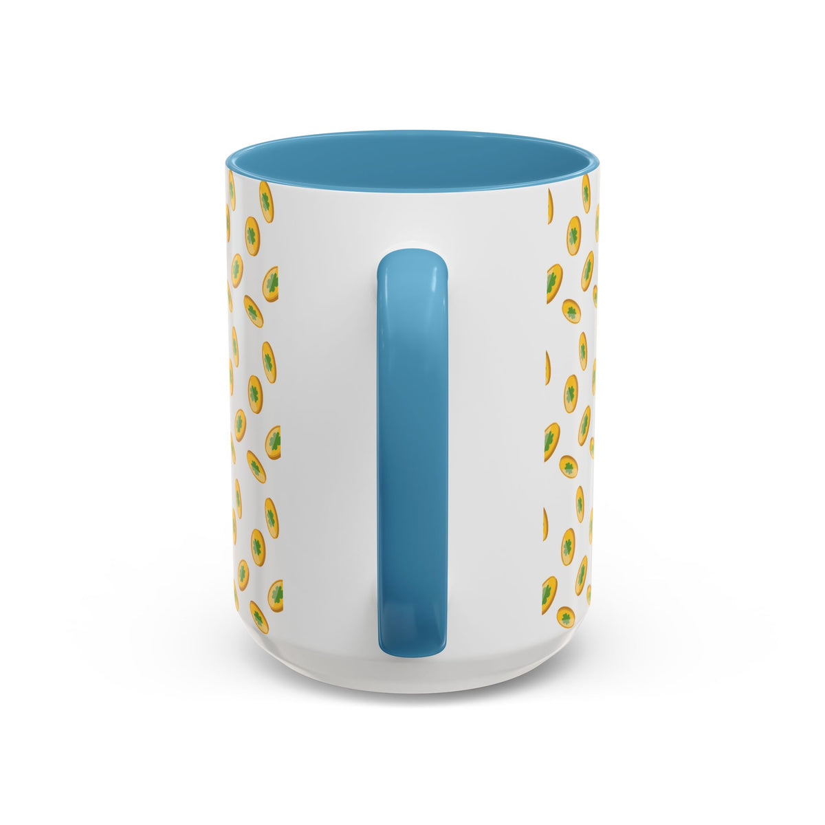 Hustle More Coffee Mug — Avocado Pattern Accent Mug (11/15oz