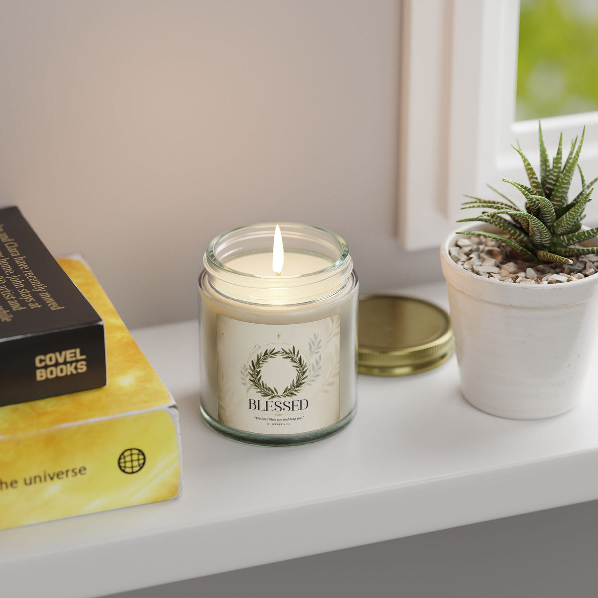 Blessed Coconut Apricot Scented Candle (4oz/9oz)