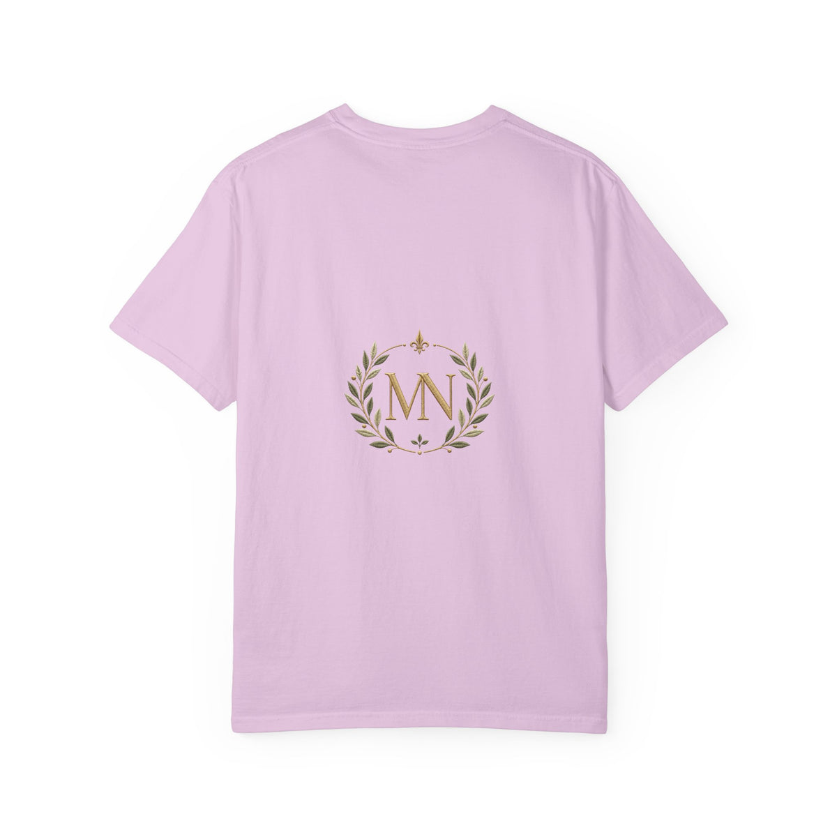 Personalized 'Rise & Shine' T-Shirt — Custom Name Floral Monogram Tee