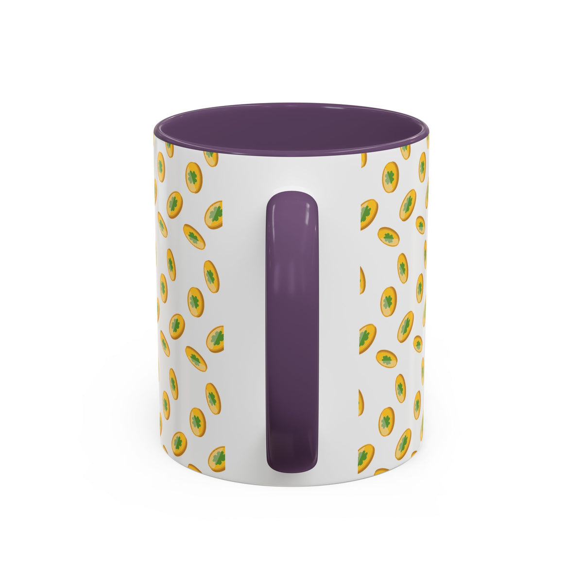 Hustle More Coffee Mug — Avocado Pattern Accent Mug (11/15oz